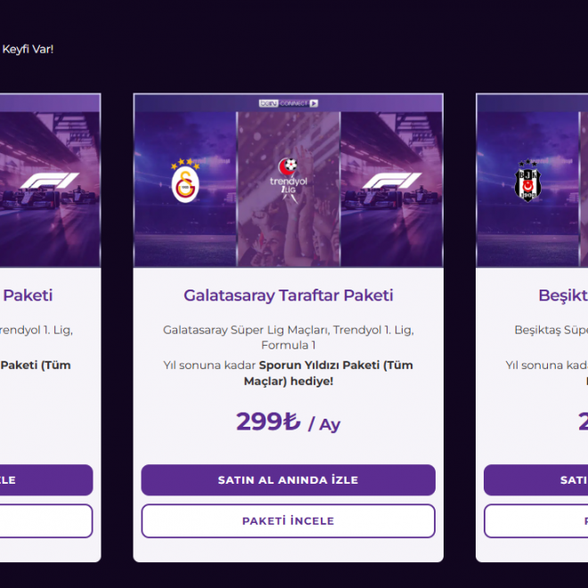 beIN Sports kaç TL 2025