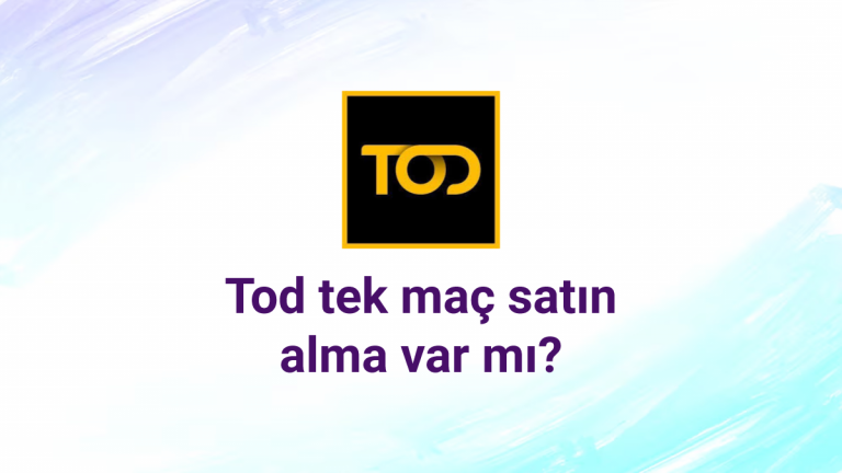 Tod tek maç satın alma var mı?