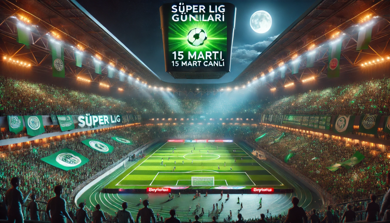 Süper Lig Günün Maçları | 15 Mart 2025 Canlı Skor ve Detaylar