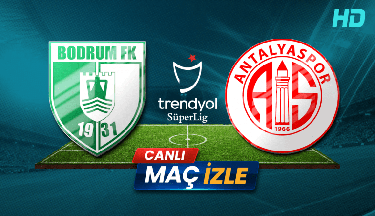 Bodrum FK – Antalyaspor Maçı Online Naklen İzle
