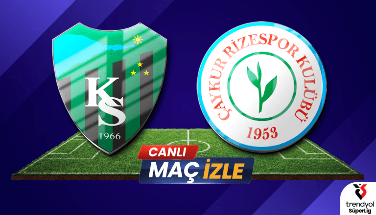 Kocaelispor Rizespor Maçı Canlı İzle