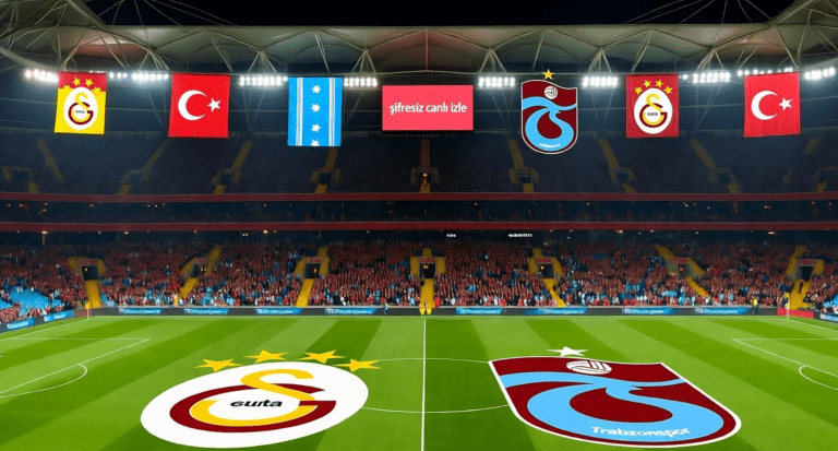 Galatasaray – Trabzonspor Derbisi 2025 | Detaylı Analiz, Tahmin ve Canlı Takip, Canlı Maç izleme linkleri