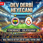 Fenerbahçe Galatasaray Maçı Canlı İzle | Derbi Hangi Kanalda, Saat Kaçta?